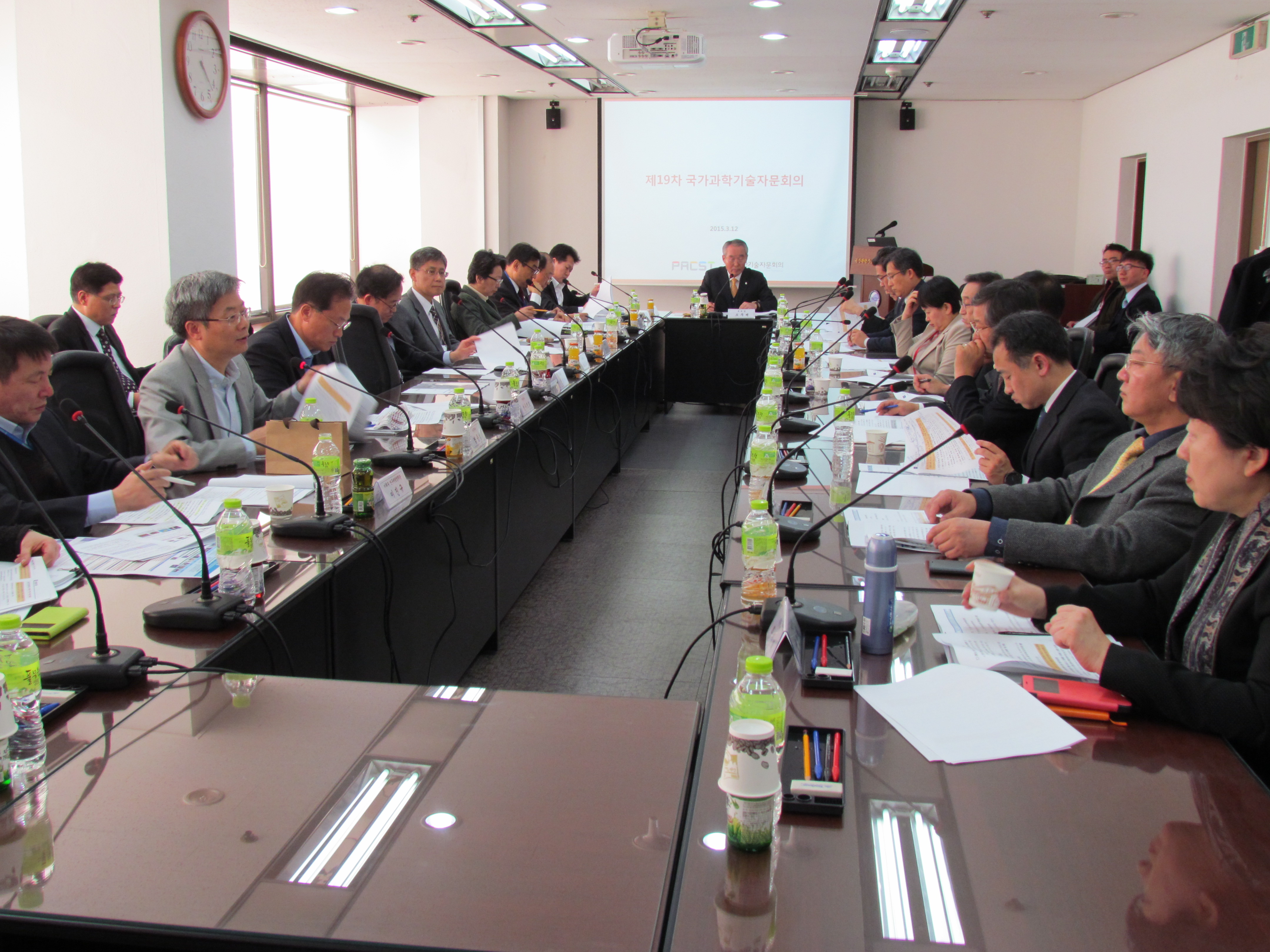 The 19th General Meeting was held on March 12, 2015 at the conference room in the PACST